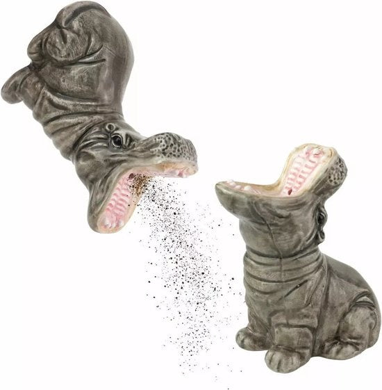 Peper en Zoutstel Hungry Hippos - detailfoto 1