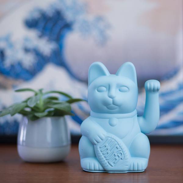 Lucky Cat Blauw - detailfoto 2