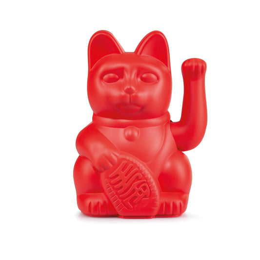 Lucky Cat rood - cadeau van Kado in Huis