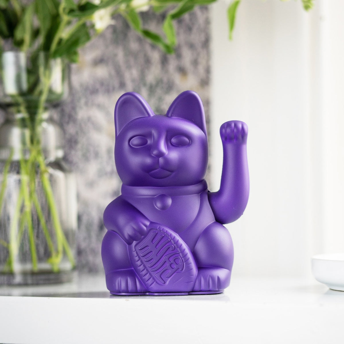 Gelukskat violet - detailfoto 2