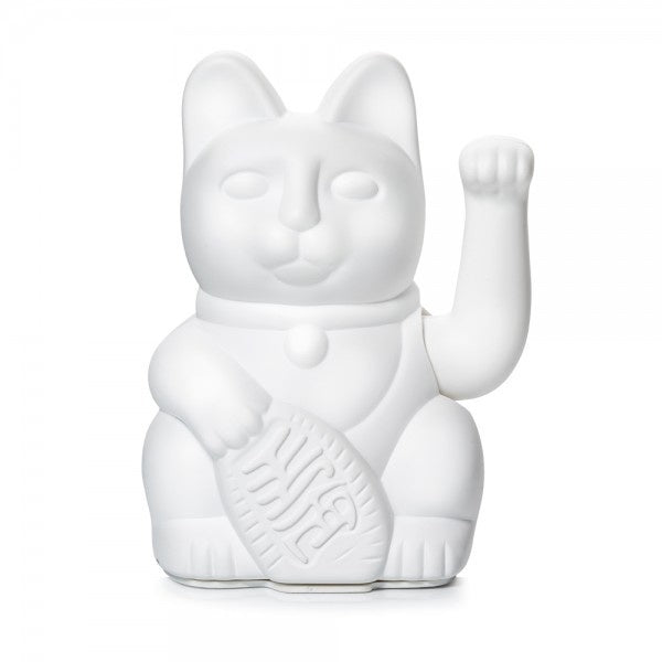 Lucky Cat wit - cadeau van Kado in Huis