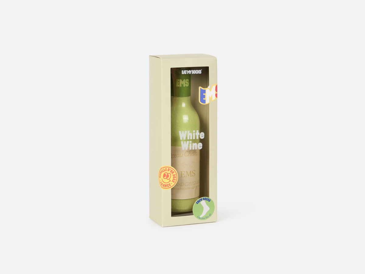 Witte wijn Sokken - detailfoto 2