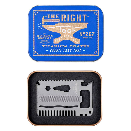 Creditcard Titanium Multitool - cadeau van Kado in Huis