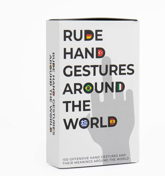 Rude Hand Gestures Around The World - cadeau van Kado in Huis
