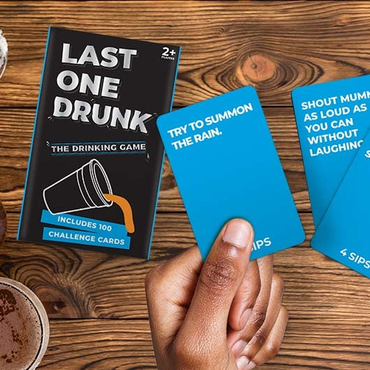 Drankspelletje de laatste die dronken is - cadeau van Kado in Huis