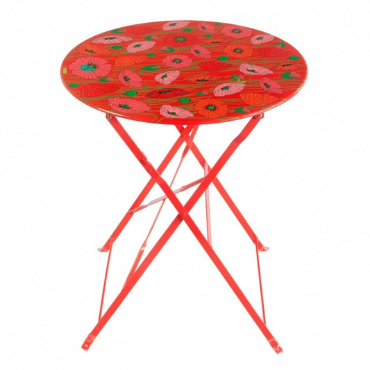 inklapbare tuintafel garden paradise Coquelicots - cadeau van Kado in Huis