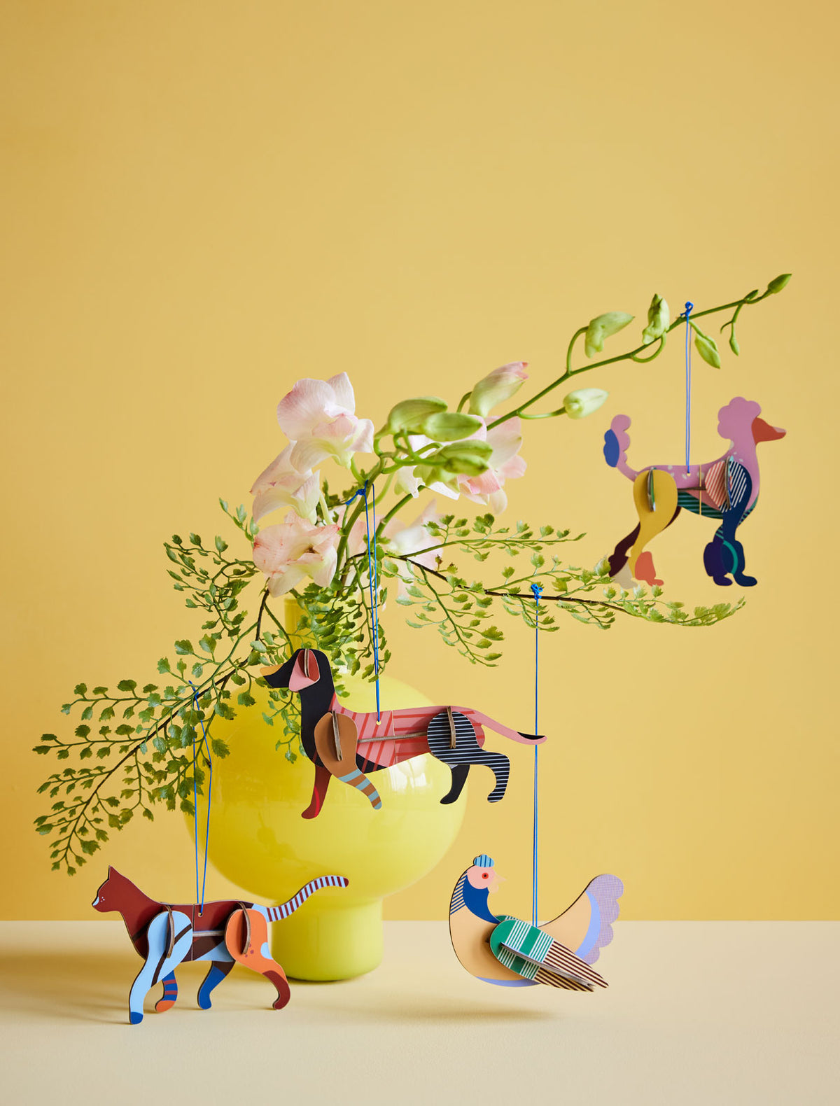 3D Ornament Poedel - detailfoto 3