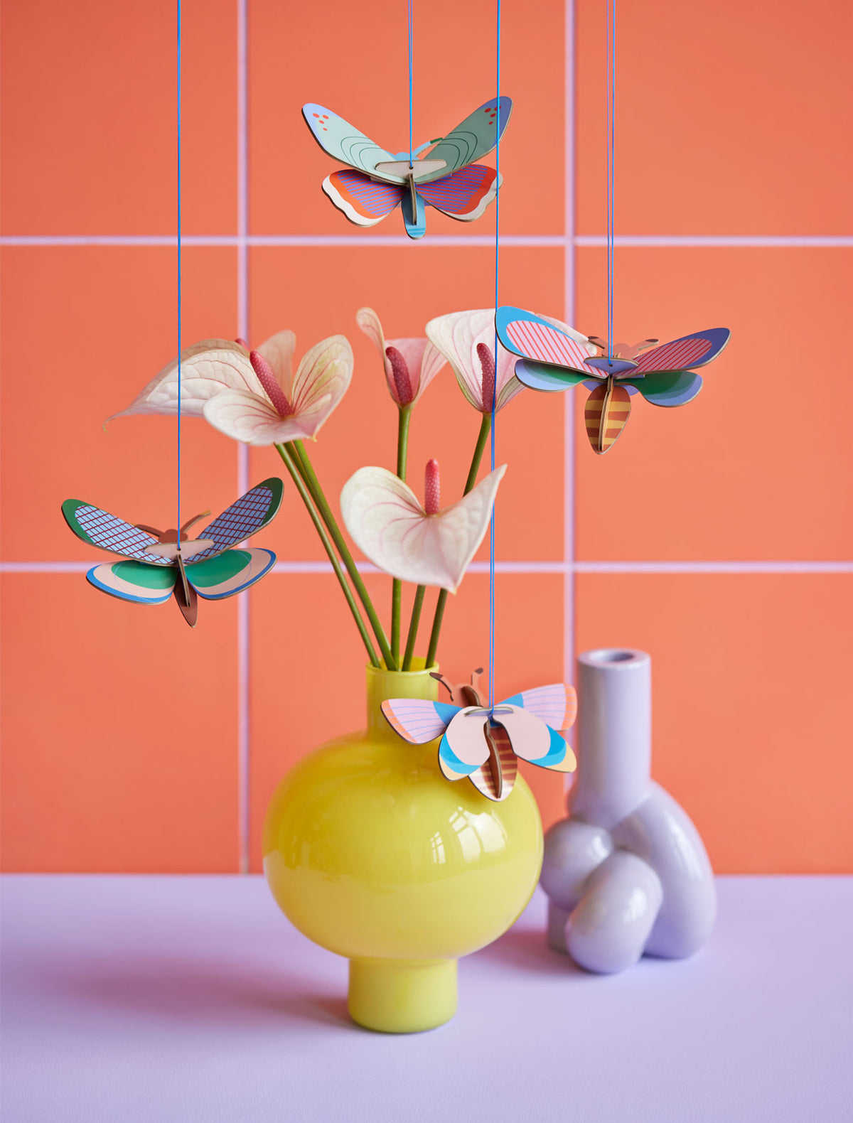 3D Ornament Vlinder dotted butterfly - detailfoto 2