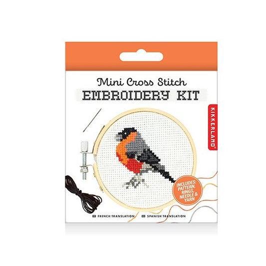 Mini Kruissteek Borduursetje Vogel - cadeau van Kado in Huis