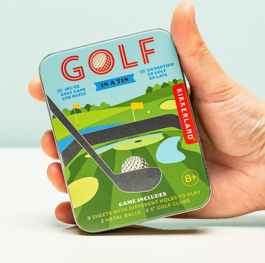 Golf Spel in een blikje - cadeau van Kado in Huis