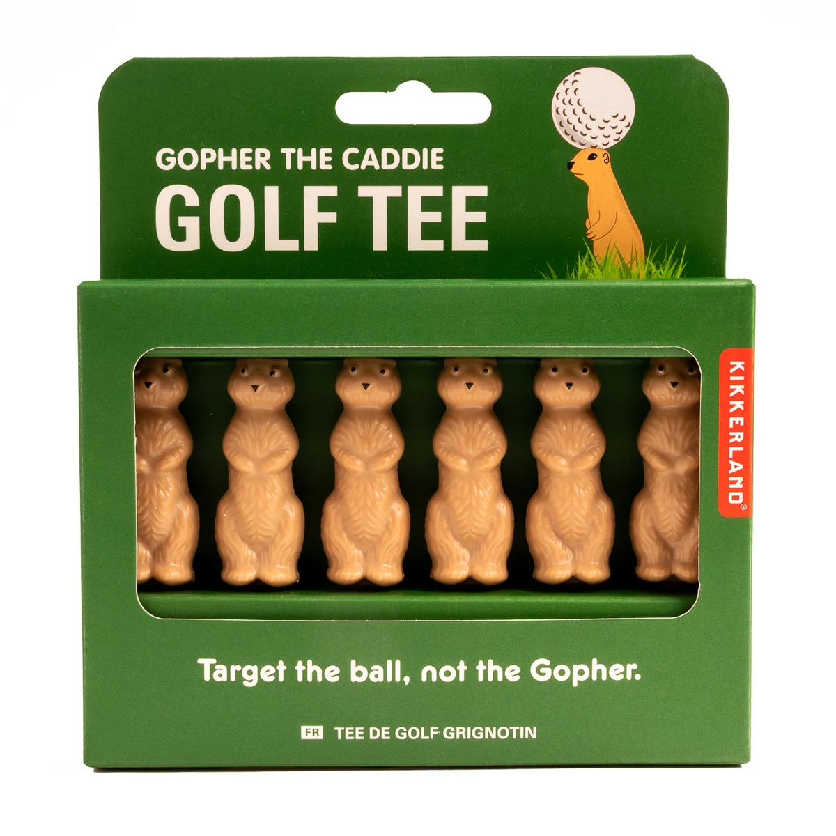 Gopher De Caddy Golf Tee - cadeau van Kado in Huis
