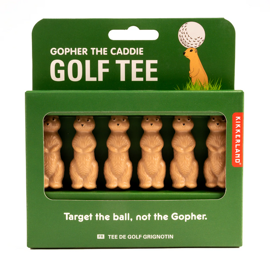 Gopher De Caddy Golf Tee - cadeau van Kado in Huis