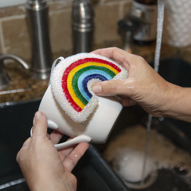 Regenboog Sponsjes - detailfoto 2