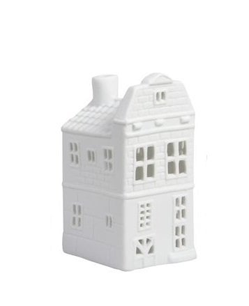 Theelichthouder Grachtenhuis Blokgevel - cadeau van Kado in Huis