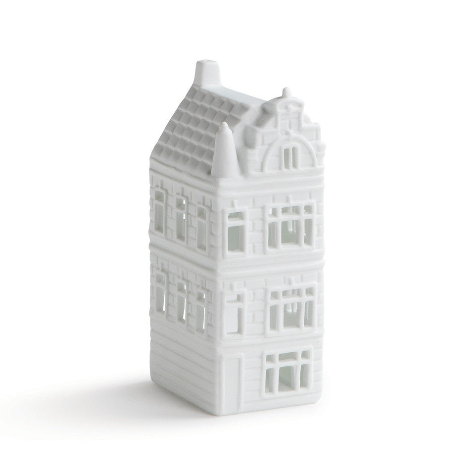 Theelichthouder Grachtenhuis Toren - cadeau van Kado in Huis