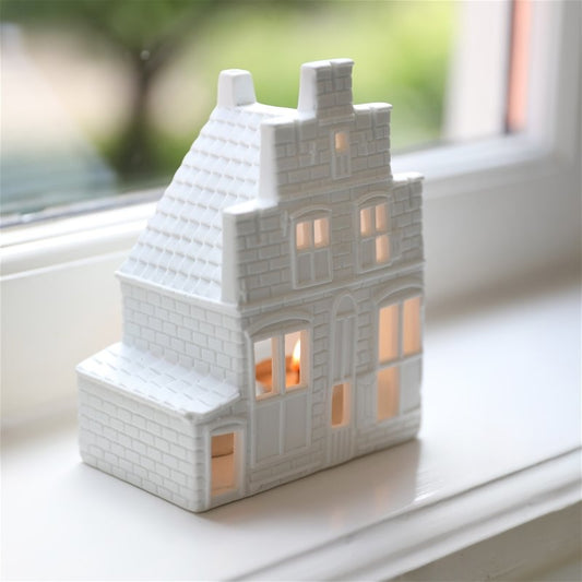Theelichthouder Huis  Johannes Vermeer - cadeau van Kado in Huis
