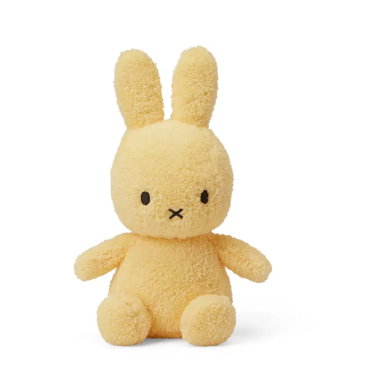Knuffel Nijntje Miffy Terry Medium Geel - cadeau van Kado in Huis