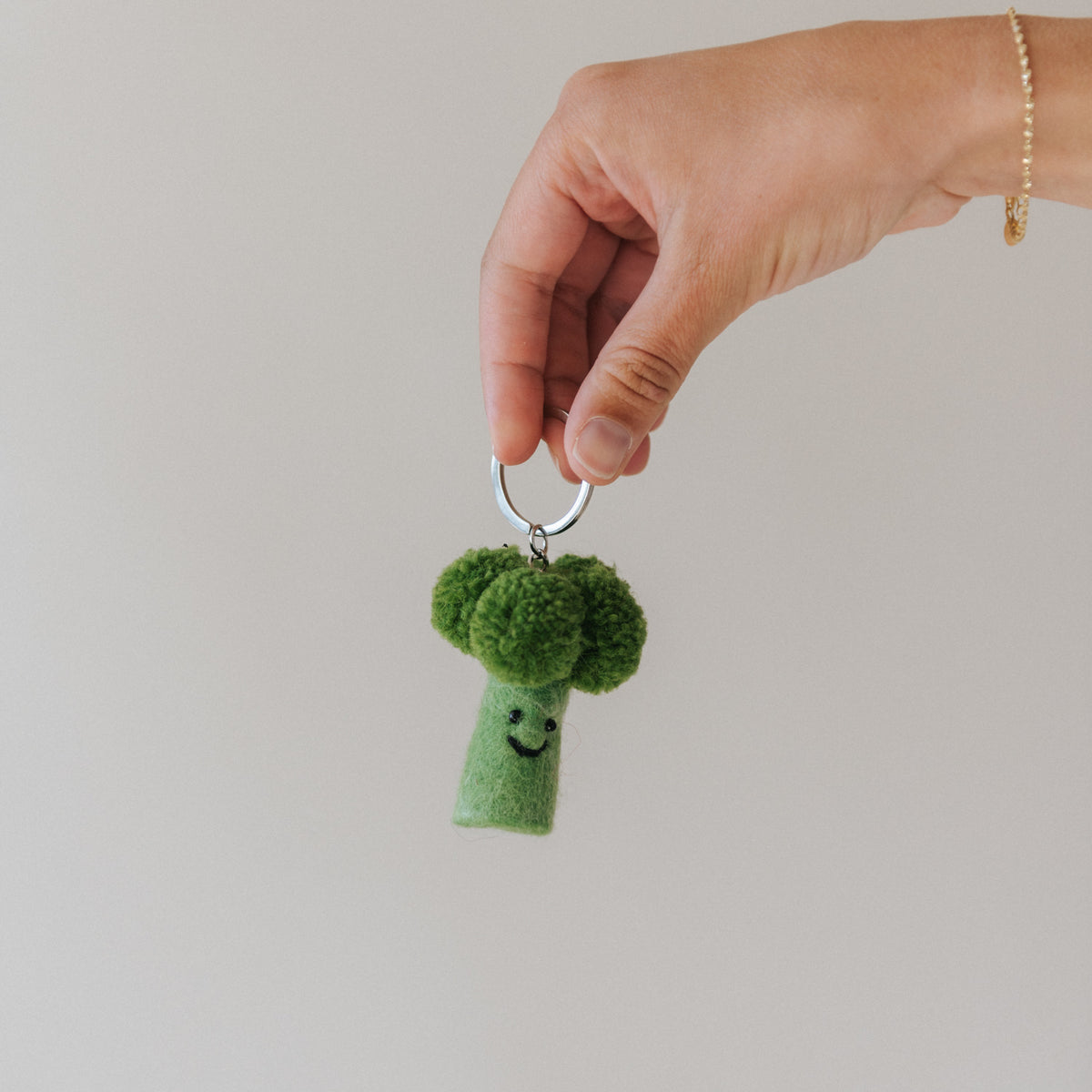 Sleutelhanger vilt broccoli - cadeau van Kado in Huis