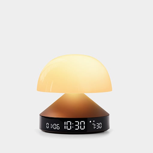 Mina sunrise wekker brons - detailfoto 1