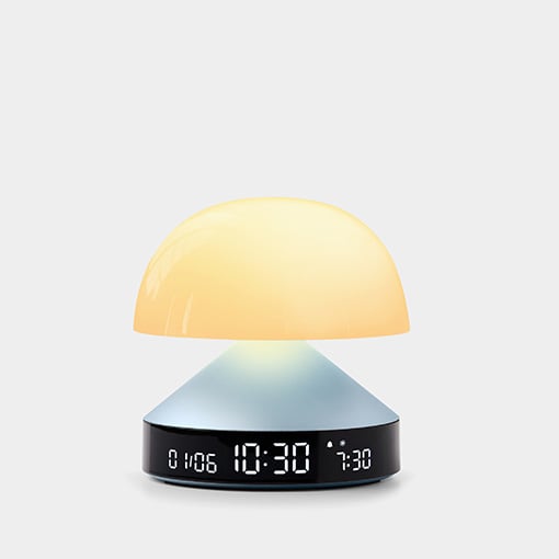Mina sunrise wekker lichtblauw - cadeau van Kado in Huis