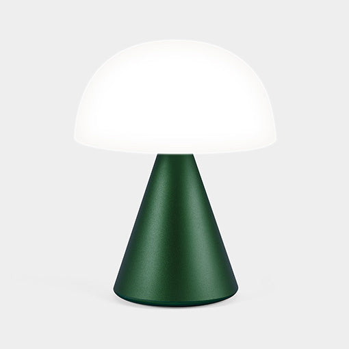 Oplaadbare LED lamp Mina L dark green - cadeau van Kado in Huis