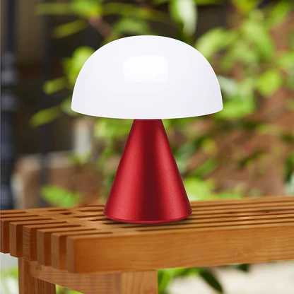 Oplaadbare LED lamp Mina L Rood - cadeau van Kado in Huis