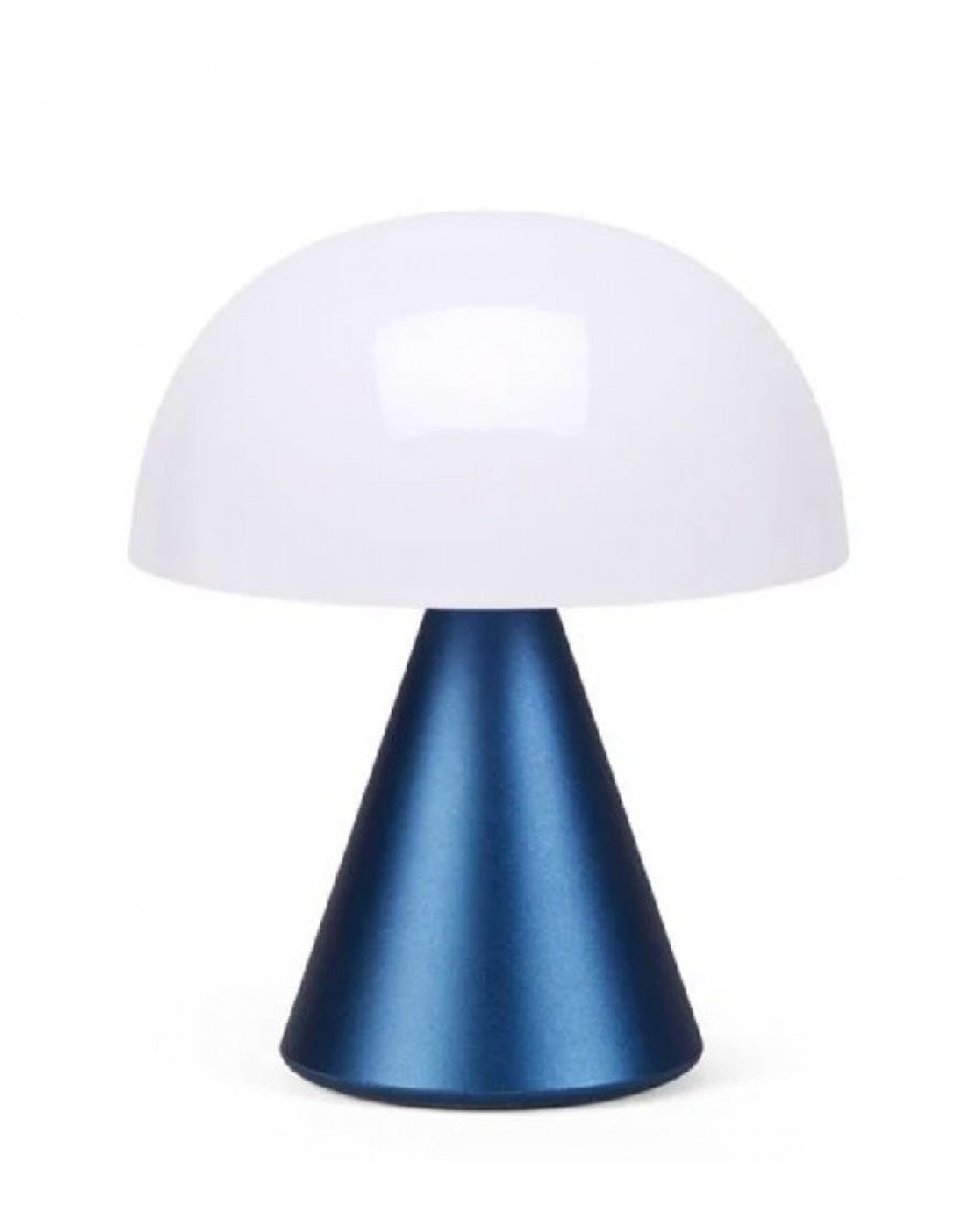 Oplaadbare LED lamp Mina M dark blue - detailfoto 1