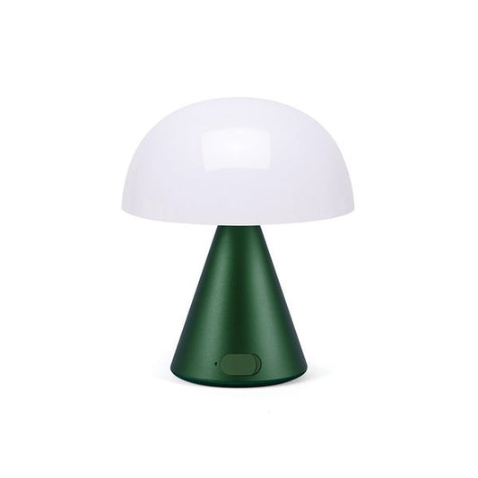 Oplaadbare LED lamp Mina M dark green - cadeau van Kado in Huis