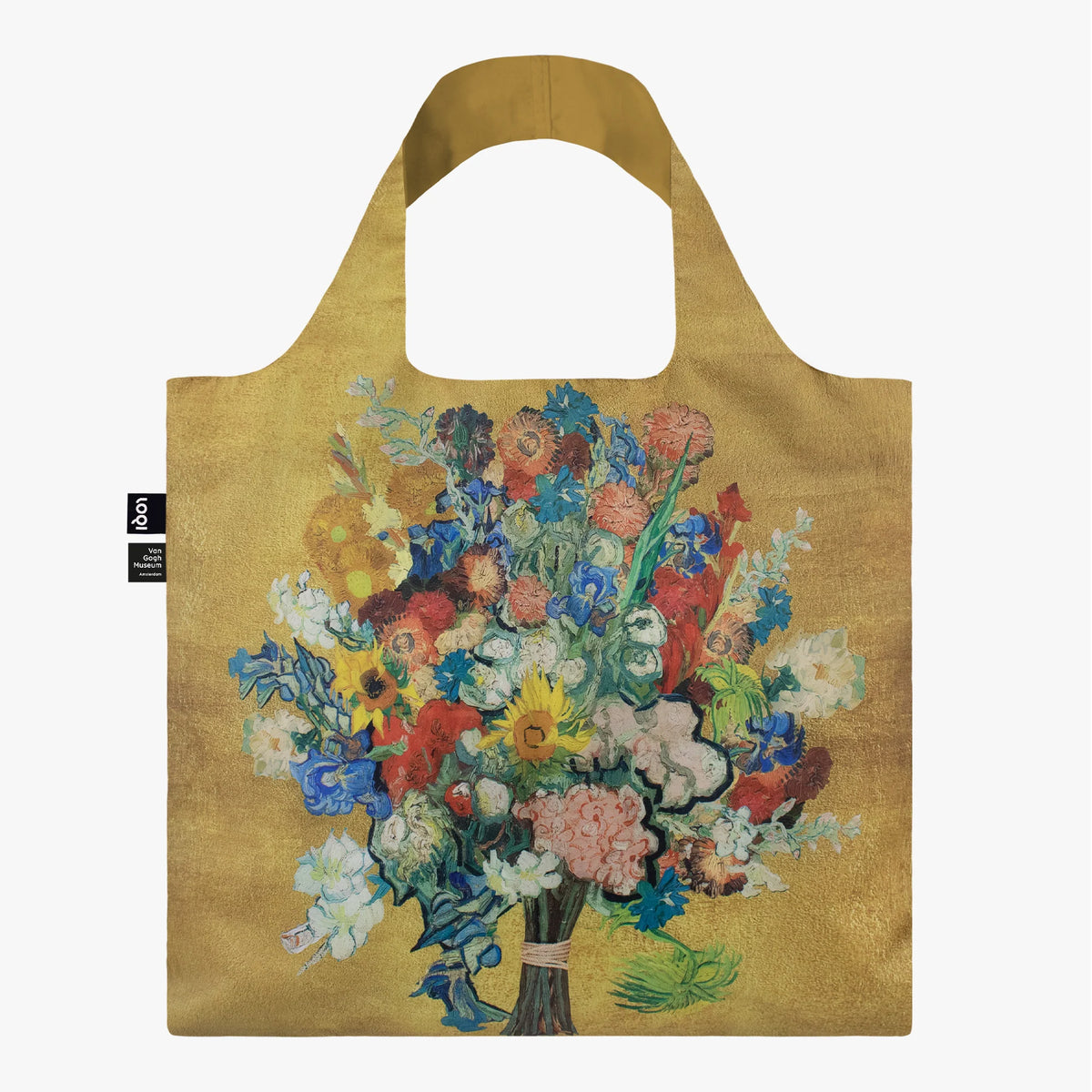 Opvouwbare Shopper Van Gogh Museum 50th Anniversary Gold - cadeau van Kado in Huis
