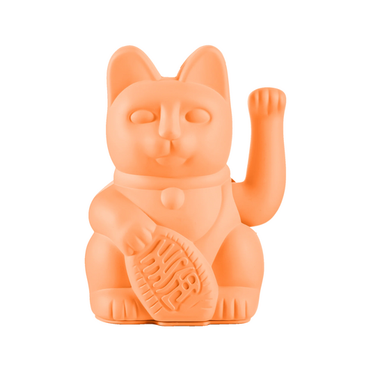 Lucky Cat Perzik Hoop - cadeau van Kado in Huis