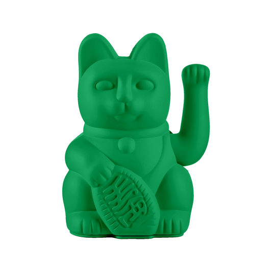 Lucky Cat Levendig Groen Intensiteit - cadeau van Kado in Huis