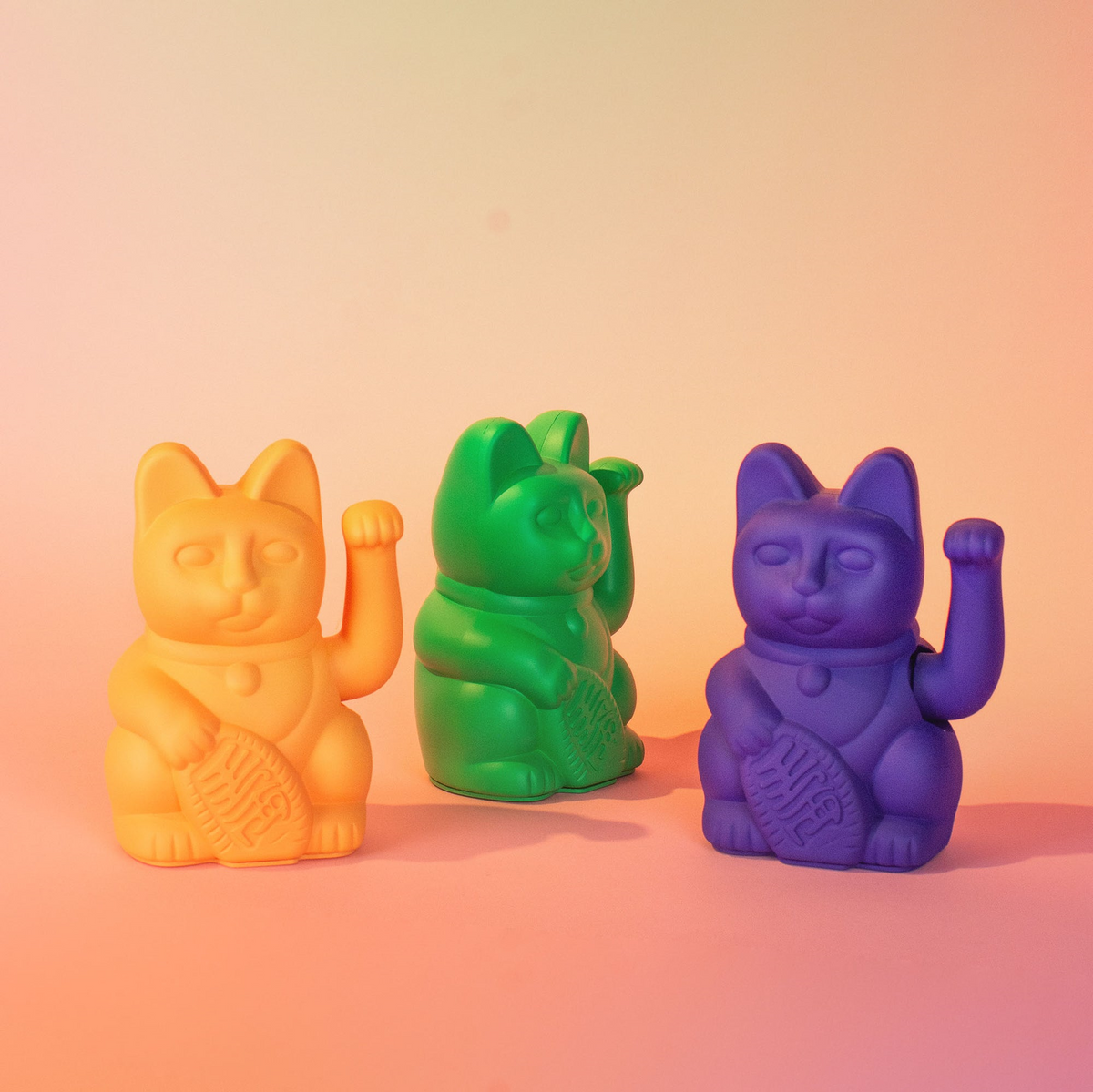 Lucky Cat Levendig Groen Intensiteit - detailfoto 2