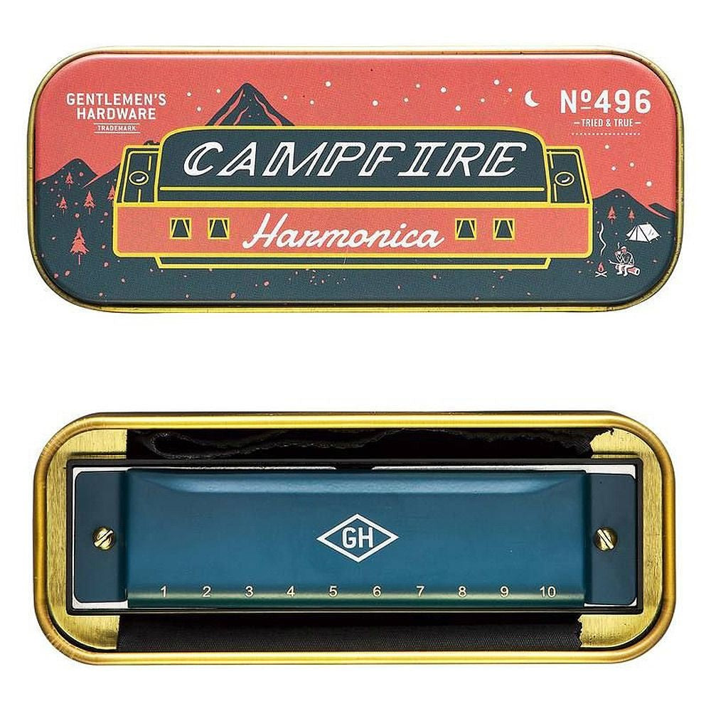 Mondharmonica Campfire - detailfoto 2