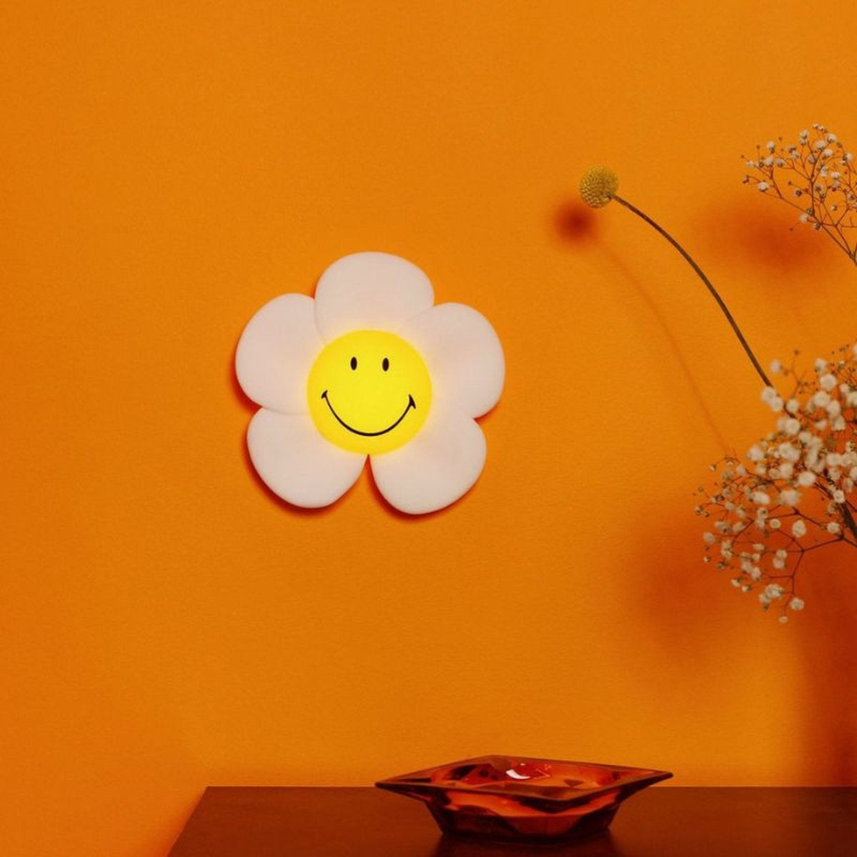 Smiley Daisy Daglicht Wandlamp - detailfoto 2