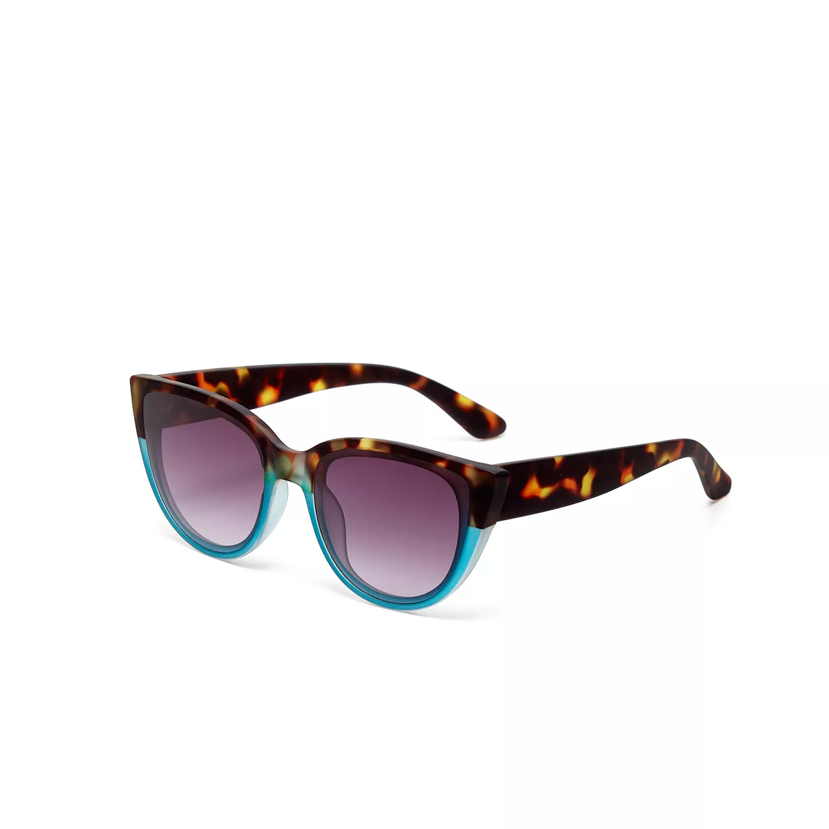 Zonnebril Big Cat Silvia Havana Blue - detailfoto 4
