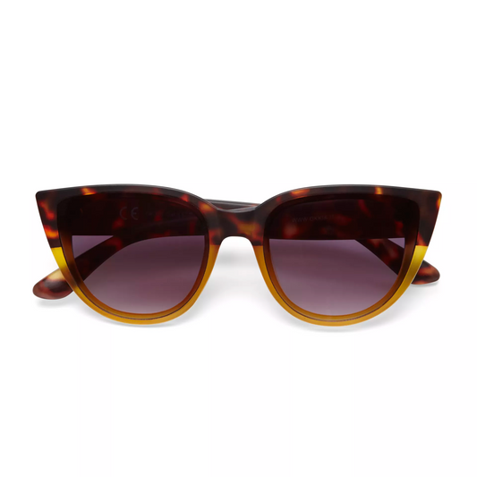 Zonnebril Big Cat Silvia Havana Yellow - cadeau van Kado in Huis