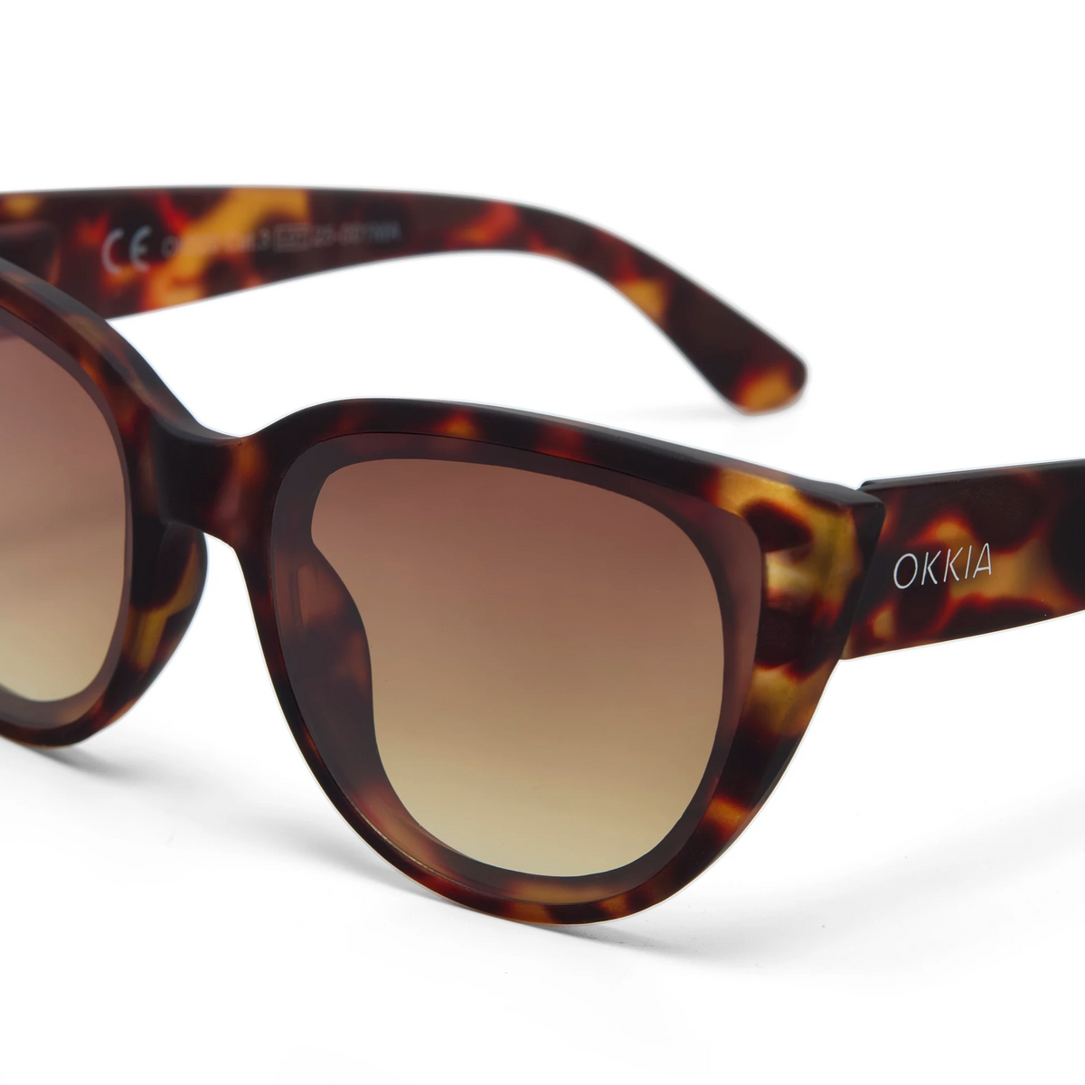 Zonnebril Bruin Classic Cat Eye Silvia - detailfoto 3
