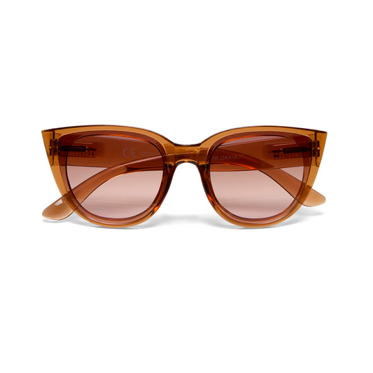 Zonnebril Bruin transparant Cat Eye Silvia - cadeau van Kado in Huis
