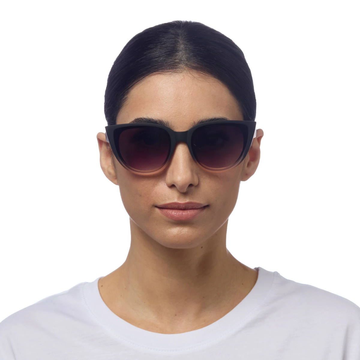 Zonnebril Zwart Roze Cat Eye Silvia - detailfoto 2