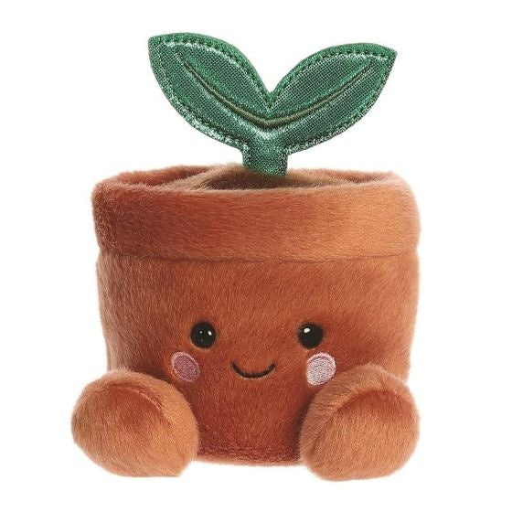 Knuffel Potplant Aurora 13 cm - cadeau van Kado in Huis