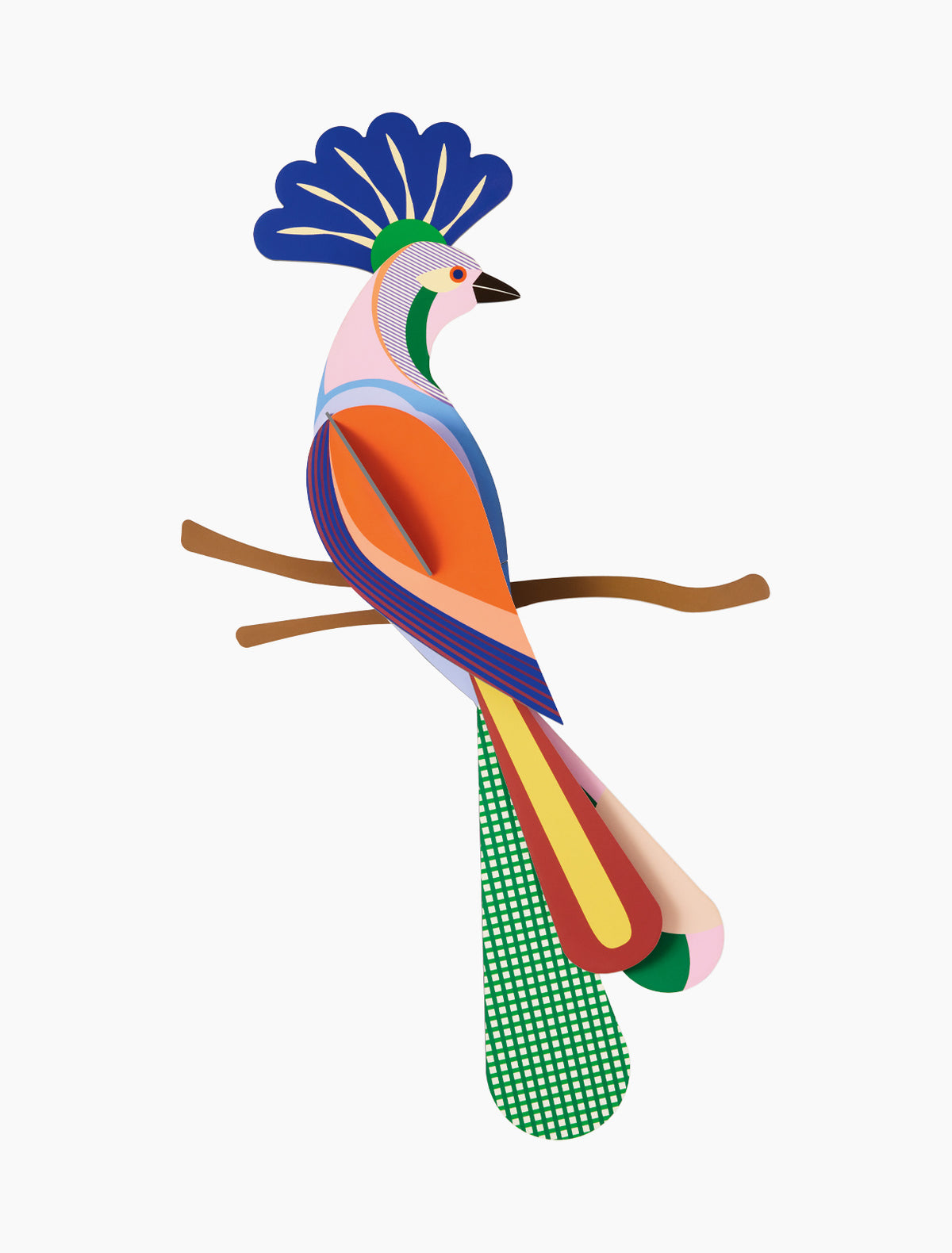 3D Wanddecoratie Paradise Bird Tinjil - cadeau van Kado in Huis
