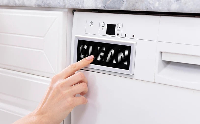 vaatwasserbordje DishDash schoon of vies - cadeau van Kado in Huis
