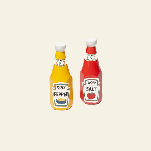 Peper en Zout stel ketchup en mosterd - cadeau van Kado in Huis