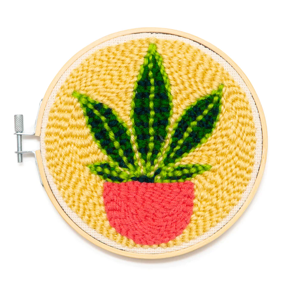 Plant Punch Needle Borduurset - cadeau van Kado in Huis