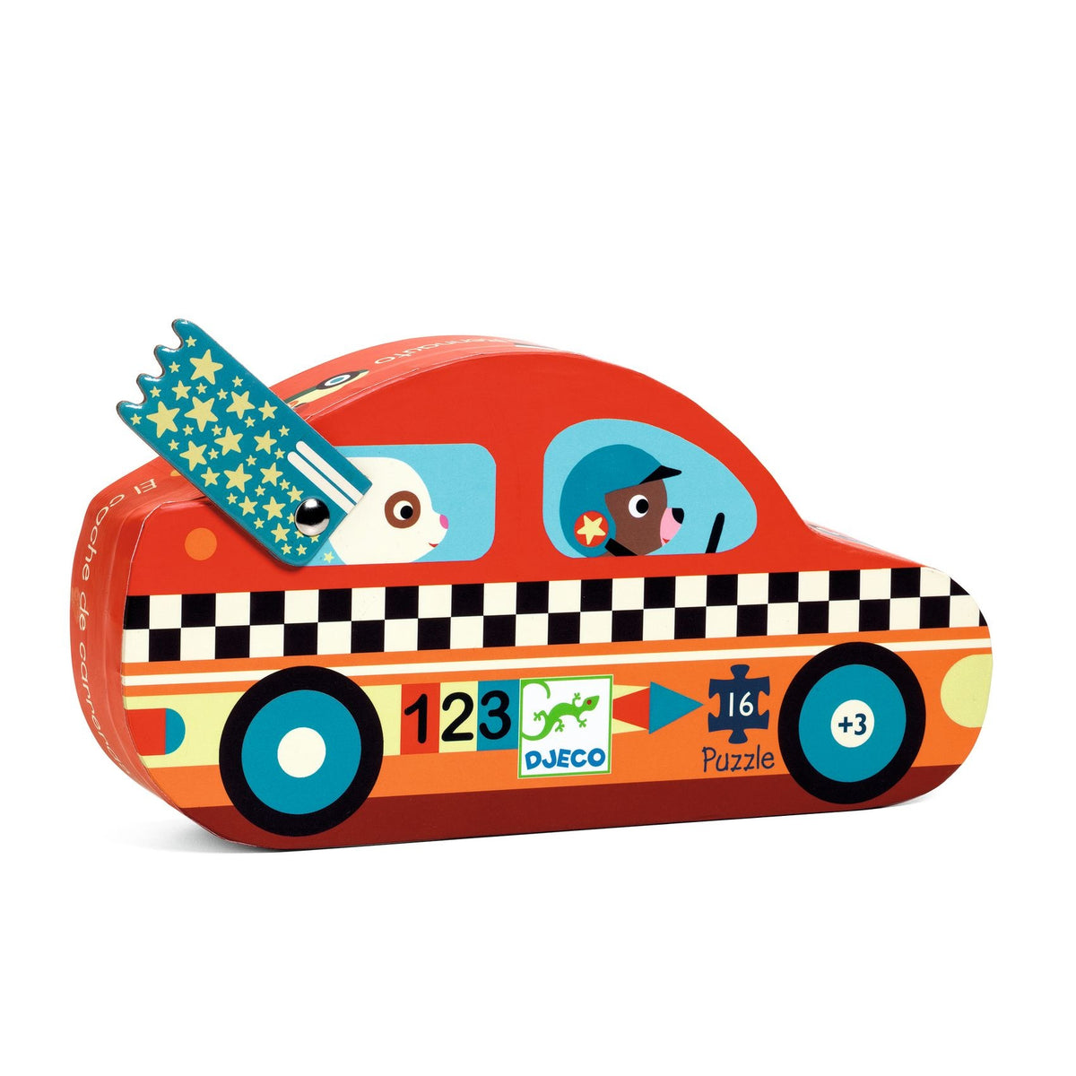 Puzzel Raceauto 16 stukjes - cadeau van Kado in Huis