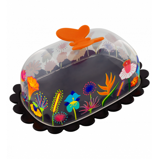 Botervloot VlinderJardin Fleuri - cadeau van Kado in Huis