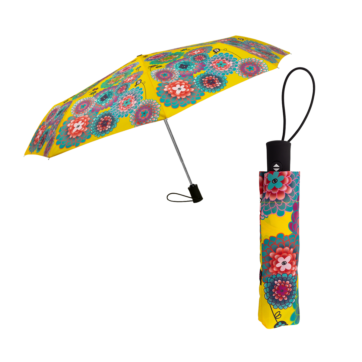 Compacte Paraplu Dahlia - cadeau van Kado in Huis