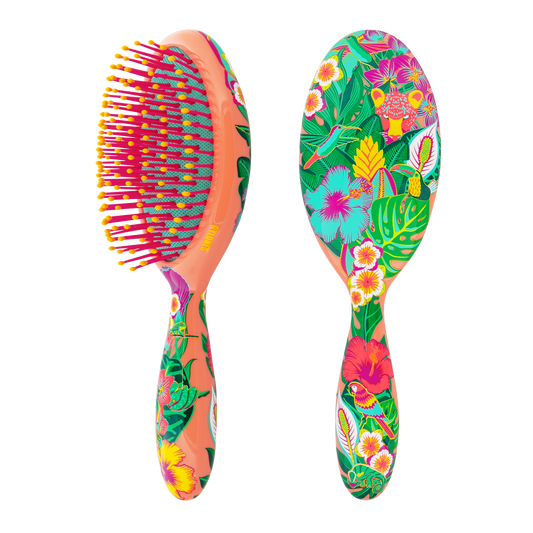 Haarborstel ladypop tropical - cadeau van Kado in Huis