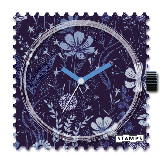 horloge dark flower - cadeau van Kado in Huis