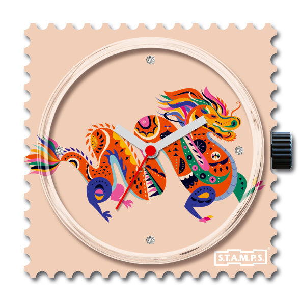 Horloge Diamond Dragon - cadeau van Kado in Huis
